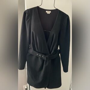 Jason Wu Black Belted Jacket Dress